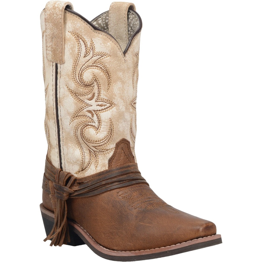 Dan Post Lil Myra Brown And White Western Boots DPC2911‎ size 8.5